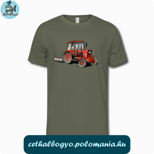 MTZ traktor mintás férfi póló