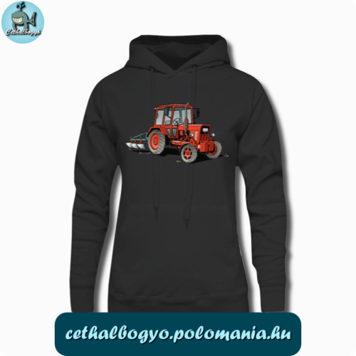 MTZ traktor mintás női kapucnis pulcsi