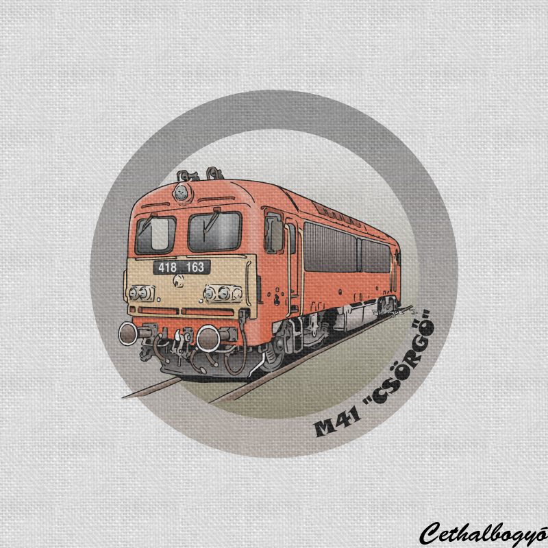M41 ˝Csörgő˝ mozdony M41 "Csörgő" mozdony pólóminta egyszerűen a Te pólódon is. Válassz további mintáink közül a Vasutas kategóriában. M41 Csörgő dízelmozdony pólóminta. Tedd színesebbekké a hétköznapokat. Lepd meg magadat, vagy vasút rajongó ismerősödet egy nem hétköznapi Csörgő mozdony mintás pólóval, pulcsival, bögrével, vagy egyéb praktikus ajándékkal. Születésnapra, karácsonyra vagy egyéb ünnepre remek ajándék a vonatot, mozdonyt, vasutat kedvelőknek. Egyedi pólók és kiegészítők. További mintákért keresd fel webáruházunkat: https://cethalbogyo.polomania.hu Cethalbogyó Póló és Ajándék Praktikus ajándékok minden alkalomra